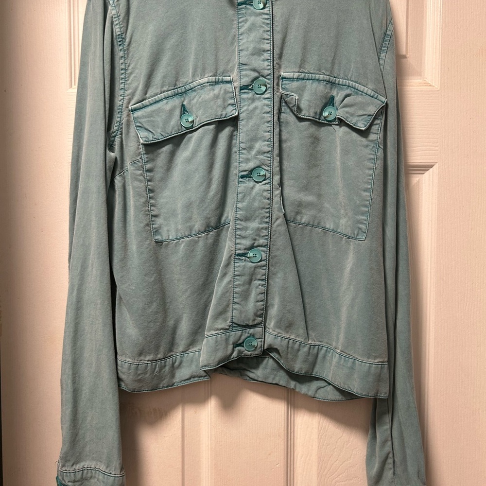 Kut from the Kloth Seafoam Utility Jacket